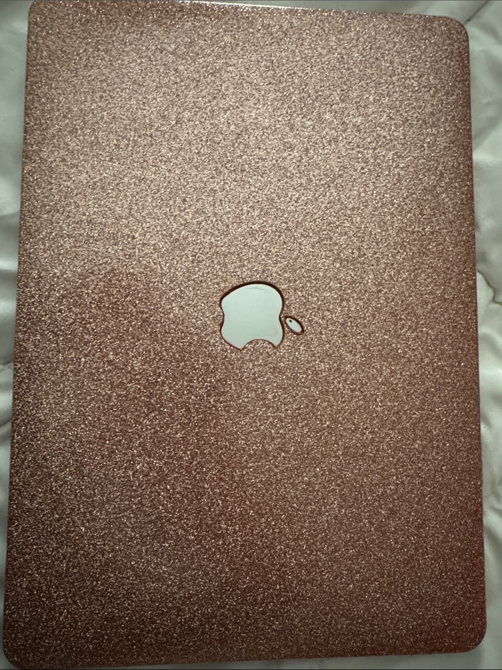 Apple Laptop in Glittery Rose Metallic